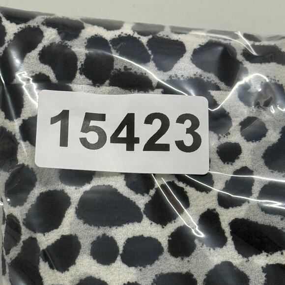 Talbots Dress 20W Knee Length Black White Animal Print Shift Back Zip Career - Picture 11 of 11